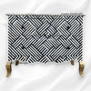 Optical Estelle Bone Inlay 2 Drawer Chest Black 6