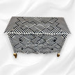 Optical Estelle Bone Inlay 2 Drawer Chest Black 3
