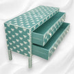 Premium Bone Inlay 2 Drawer Sideboard Green