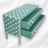 Premium Bone Inlay 2 Drawer Sideboard Green