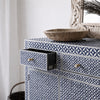 Premium Bone Inlay Sideboard Indigo Blue