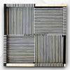 Roy Stripe Bone Inlay Tray Square Black 2