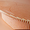 Rue Bone Inlay Oval Dining Table Orange 6