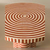 Rue Bone Inlay Round Dining Table Orange 2