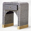 Elegant 1 Drawer Black Nightstand – Sadie Bone Inlay Side Table