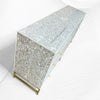 Scroll Vine MOP Inlay 6 Drawer Dresser Dove Grey 4