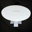 Star Bone Inlay Dining Table White 4