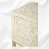 Star Bone Inlay Nightstand Biege 3