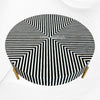 Stripe MOP Inlay Coffee Table Black Gold  2