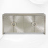 Talitha Nickel Embossed 4 Door Credenza 7