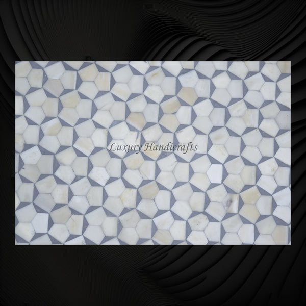Grey Targua Bone Inlay Coffee Table