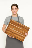 Teak Wood Carving Board and Wood Cutting Board
