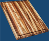 Teak Wood Cutting Board for Kitchen with Sorting Compartments