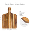 Teak Wood Rectangle Chopping Board With Handle