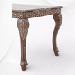 Teakwood Bone Inlay Seater Dining Table Natural at Luxury Handcraft