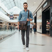 The Classic Rough Look Crossbody Messenger Bag