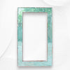 Thikri Glass Inlay Mirror Green With Brass Work 4