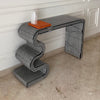 Twist Bone Inlay Console Black 1