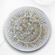 Vietnam White Marble Yellow MOP Inlay Table Top 1