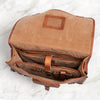 Maverick Vintage Leather Messenger Bag Brown 4