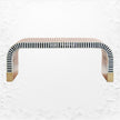 Waterfall Bone Inlay Coffee Table Indigo 1