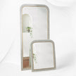 Waterfall Bone Inlay Floor Mirror Grey 4
