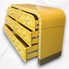 Waterfall Moroccan Bone Inlay 6 Drawer Sideboard Yellow 2