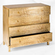 Wave Brass Chest Of 4 Drawers 3