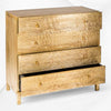 Wave Brass Chest Of 4 Drawers 3