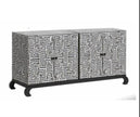 Geometric Maze Mother of Pearl Inlay Sideboard