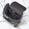 Luca Genuine Leather Croc Backpack Dark Green