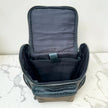 Luca Genuine Leather Croc Backpack Grey