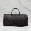 Miguel Vintage Leather Luggage Bag Dark Brown + FREE Toiletry Bag