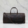 Miguel Vintage Leather Luggage Bag Dark Brown + FREE Toiletry Bag