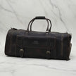 Miguel Genuine Leather Weekender Bag – Dark Brown