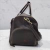 Miguel Vintage Leather Luggage Bag Dark Brown + FREE Toiletry Bag