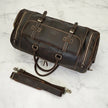 Miguel Genuine Leather Weekender Bag – Dark Brown