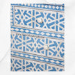 Commode à 4 tiroirs avec incrustation d'os bleu, motif géométrique en forme d'étoile