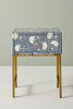 Ada Bone Inlay Nightstand 1- drawer Blue 5