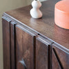 Alto Carved Three Door Sideboard carved door close-up