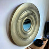 Apollo Hammered Brass Gold Mirror 1