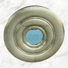 featuring a decorative Apollo Hammered Brass Gold Mirror 2