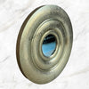 Apollo Hammered Brass Gold Mirror 5