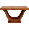 Arch Live Edge Solid Wood Console Table front view
