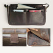 Atlas Genuine Leather Laptop Bag Mulberry