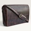 Atlas Genuine Leather Laptop Bag Mulberry