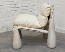 Bell Armless Sling Lounge Chair angled view