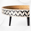 Bello Bone Inlay Coffee Table Black