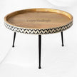Bello Bone Inlay Coffee Table Black