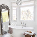 Bone Inlay Floor Mirror Parrot Design